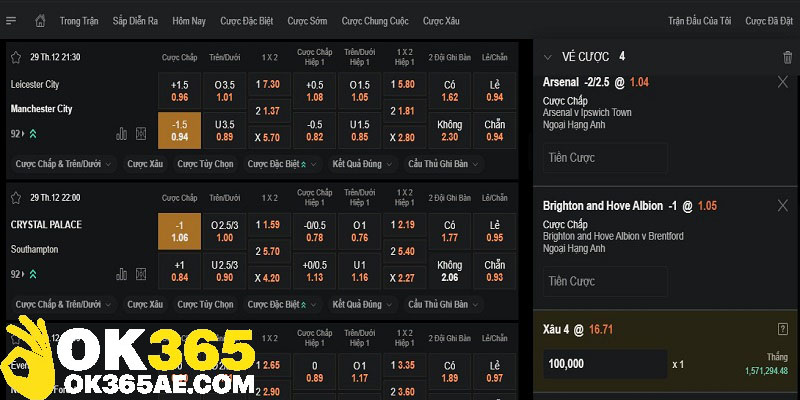 Kèo xiên mang lại lợi nhuận vô cùng hấp dẫn